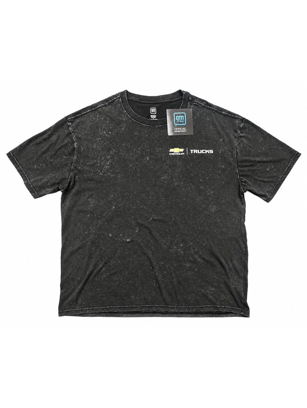 Chevrolet Trucks GM Graphic T-Shirt Large Black Mineral Wash Pickup NWT